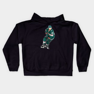 Kevin Fiala #22 Skates The Puck Kids Hoodie